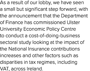 As a result of our lobby, we have seen a small but significant step forward, with the announcement that the Departmen...