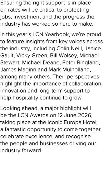 Ensuring the right support is in place on rates will be critical to protecting jobs, investment and the progress the ...