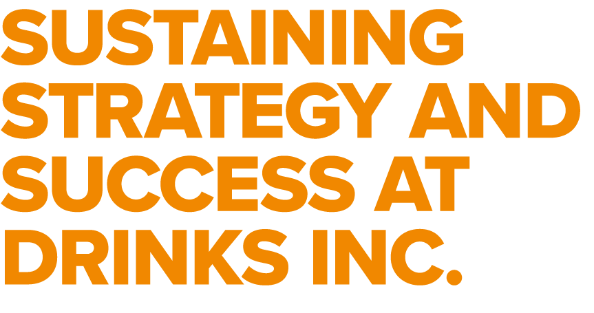 Sustaining strategy and success at Drinks Inc.