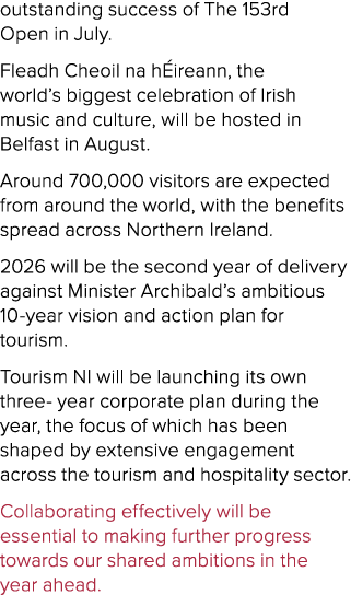 outstanding success of The 153rd Open in July. Fleadh Cheoil na h ireann, the world’s biggest celebration of Irish mu...