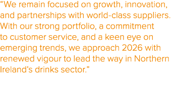 “We remain focused on growth, innovation, and partnerships with world class suppliers. With our strong portfolio, a c...