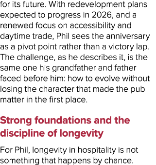 for its future. With redevelopment plans expected to progress in 2026, and a renewed focus on accessibility and dayti...