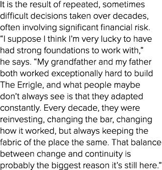 It is the result of repeated, sometimes difficult decisions taken over decades, often involving significant financial...