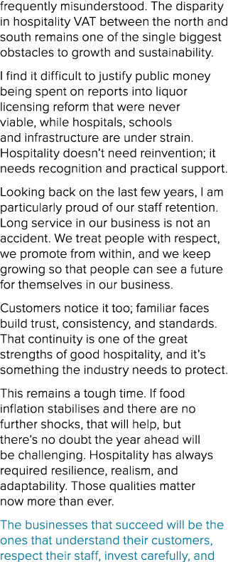 frequently misunderstood. The disparity in hospitality VAT between the north and south remains one of the single bigg...