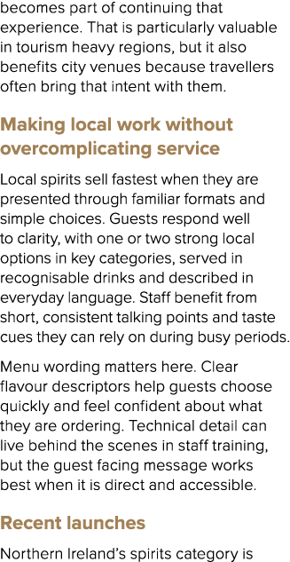 becomes part of continuing that experience. That is particularly valuable in tourism heavy regions, but it also benef...