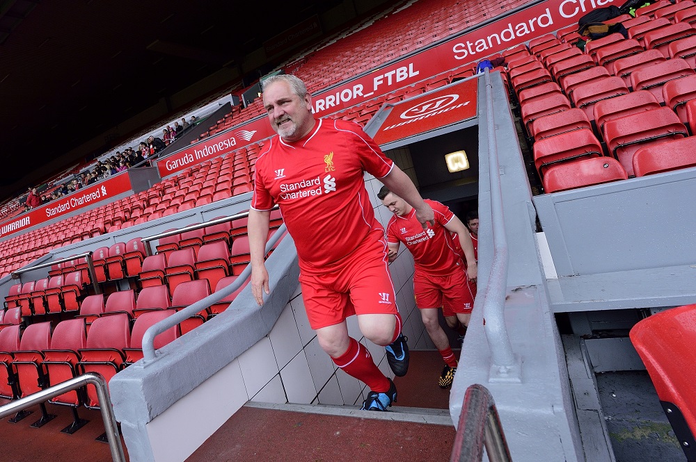 Carlsberg fan joins the greats at Anfield