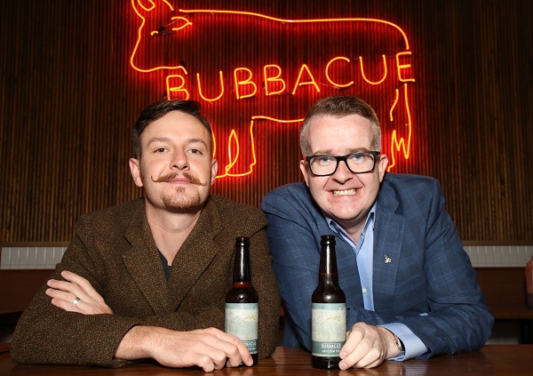 Pictured at the new reinvented Bubbacue, the UK’s & Ireland's first fast-casual barbecue restaurant, is David Meade and Alex McAleer.