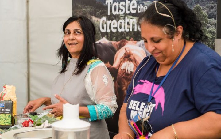 Foods of the world at 15th Belfast Mela