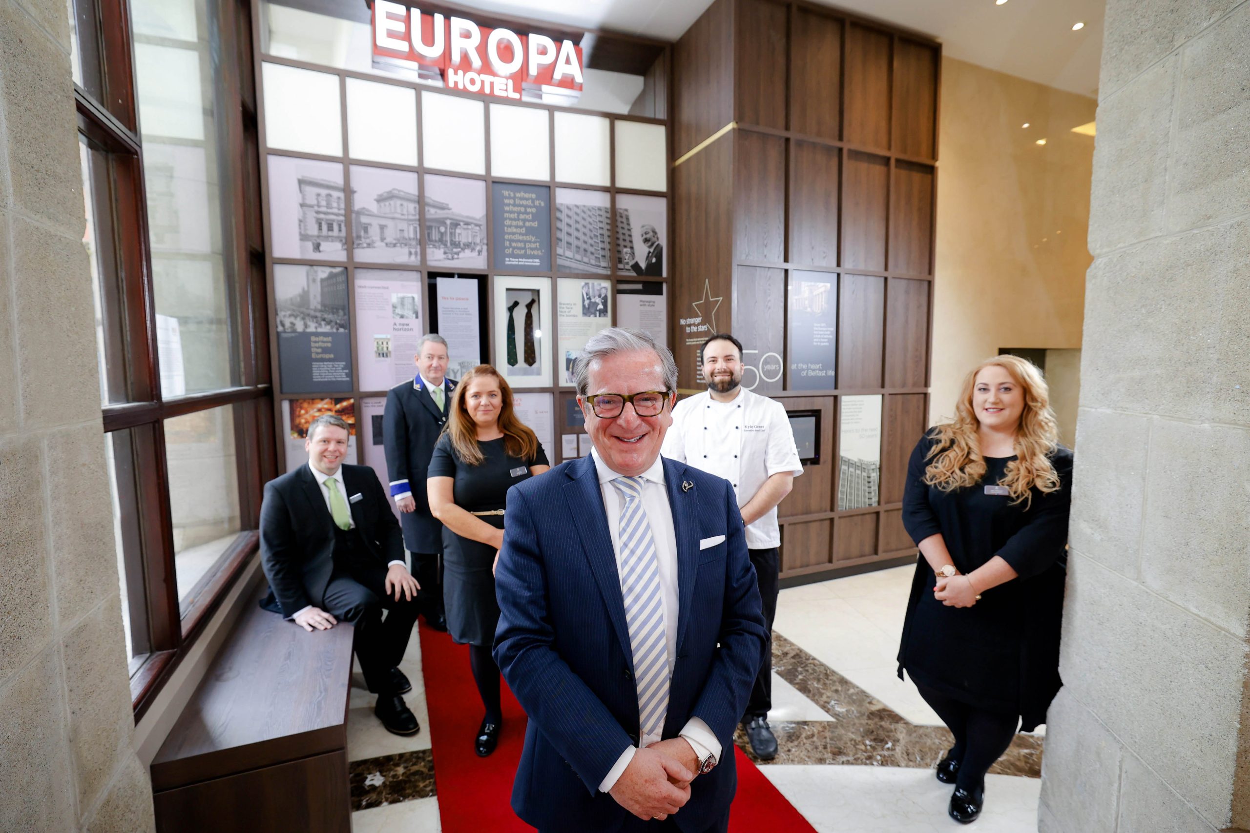 Europa celebrates 50th with new lobby installation