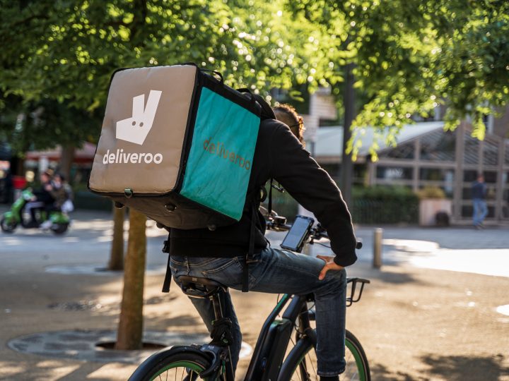 Deliveroo’s losses close to £300m in year