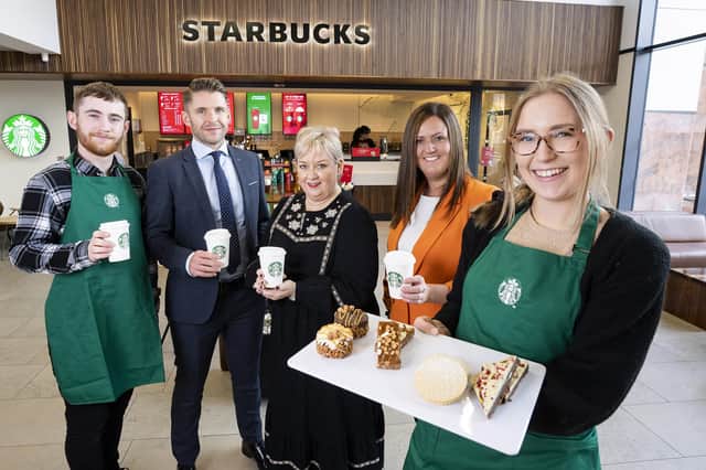 Starbucks opens first train station outlet in NI
