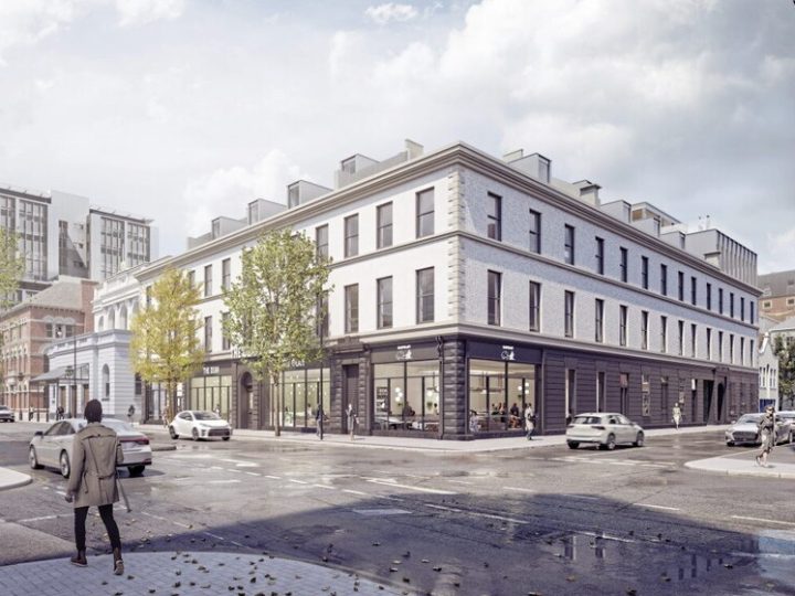 Plans submitted for hotel with rooftop pool next to Ulster Hall