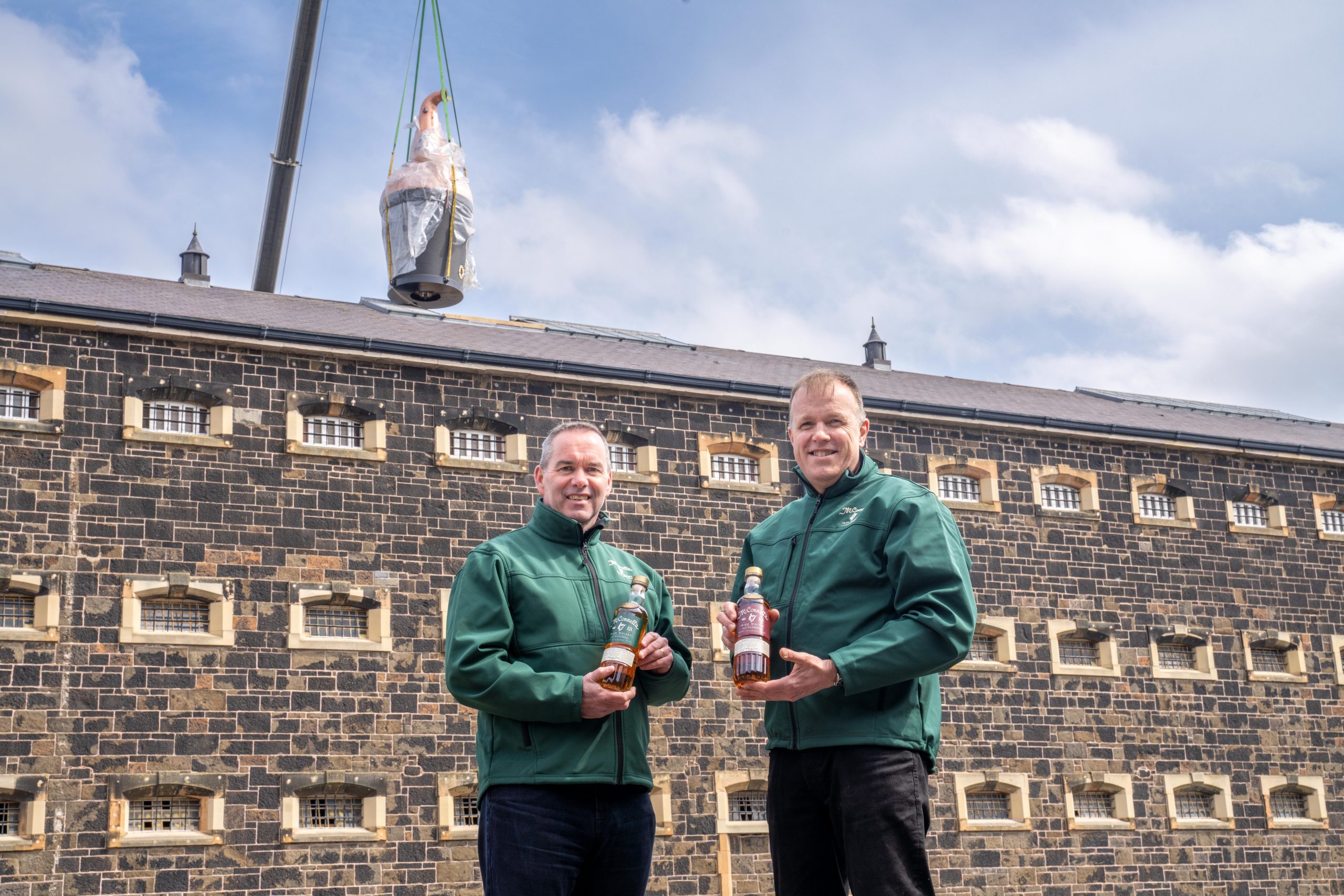 Belfast Distillery Company welcome arrival of stills to Crumlin Road Gaol