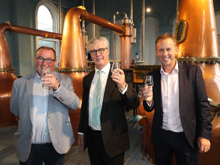 UK minister declares Titanic Distillers officially open for business