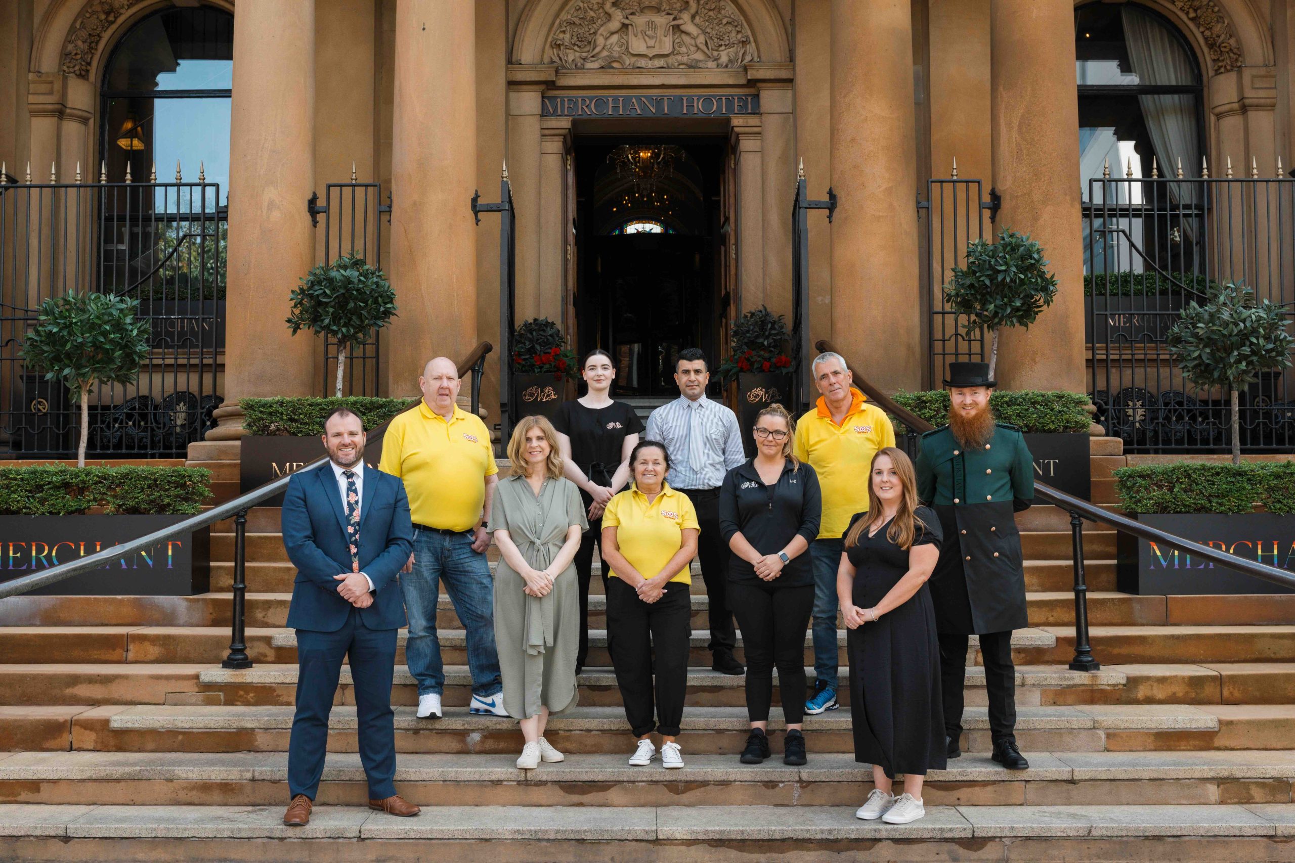 The Merchant Hotel drives support for SOS Bus NI