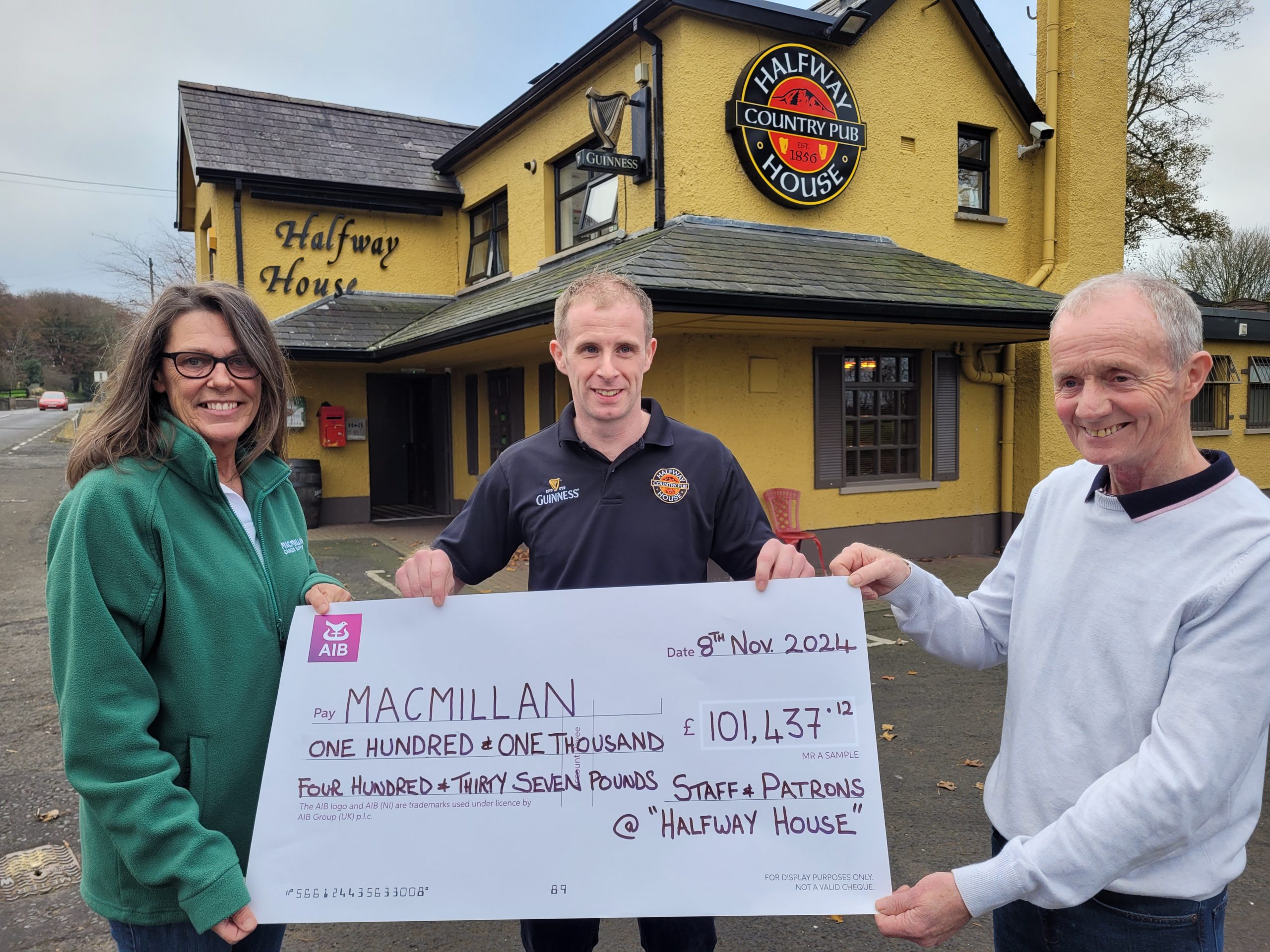 Ballymena publican raises over £100,000