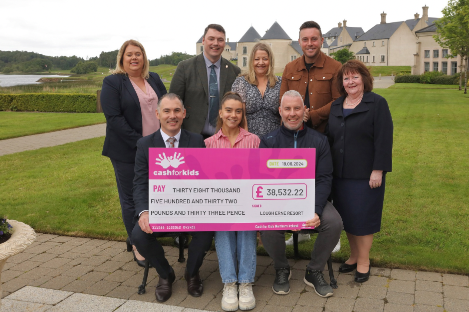 Lough Erne Resort and Cash for Kids NI raise £38,000 to tackle holiday hunger