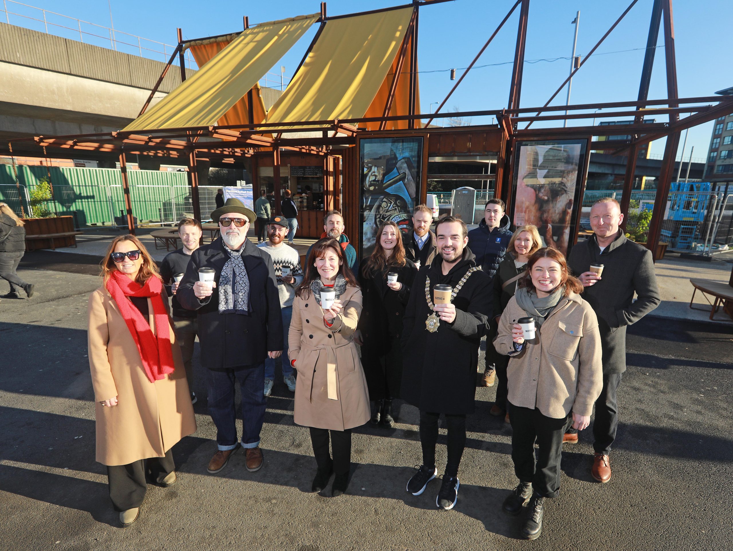 Queen’s Quay Kiosk opens to public on Belfast Waterfront