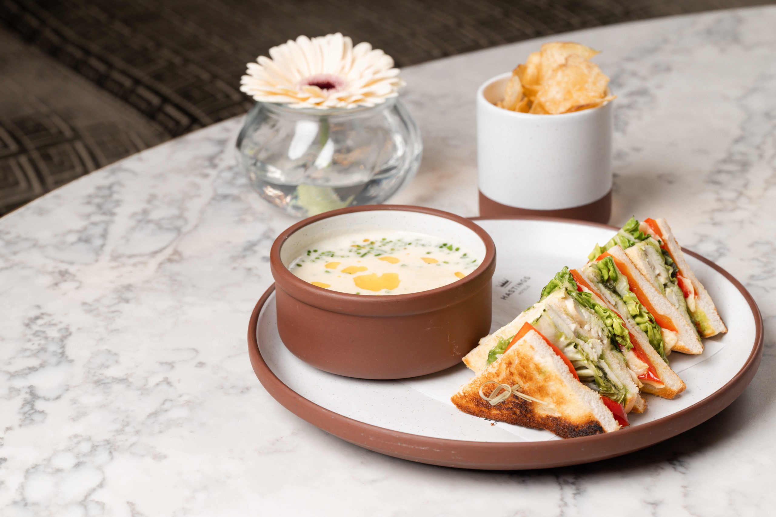 New business express lunch at Grand Central Hotel