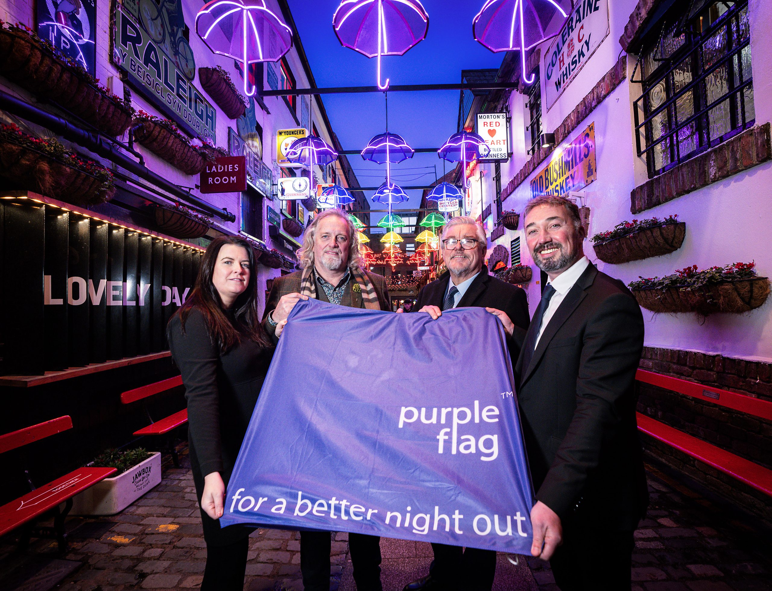 Belfast City Centre’s Purple Flag renewed