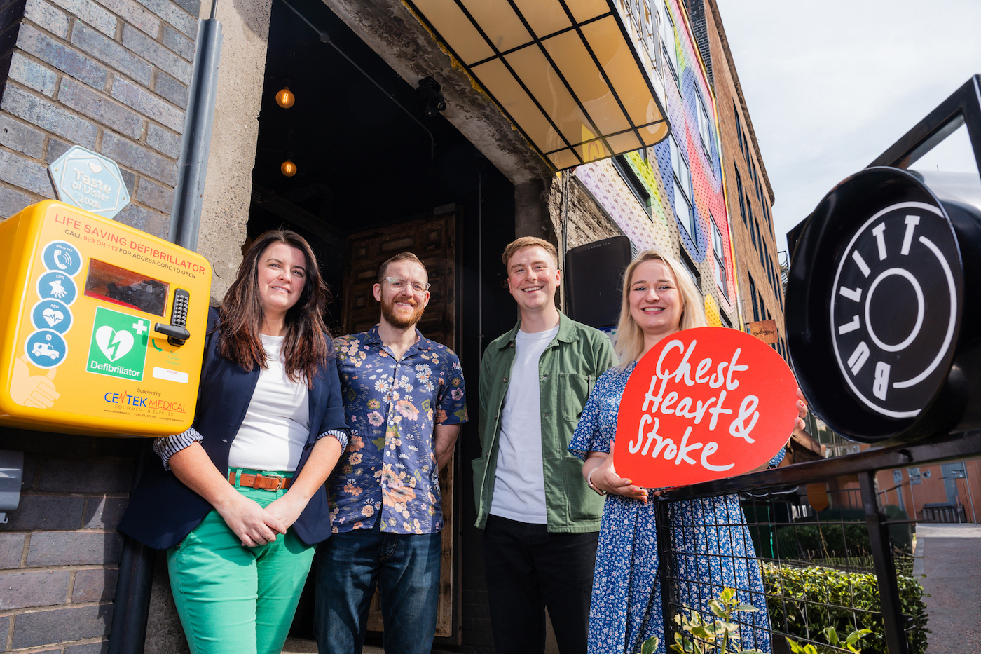 Lifesaving defibrillator up and running at Bullitt Belfast