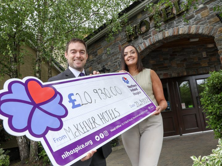 McKeever Hotels raise nearly £21,000 for NI Children’s Hospice
