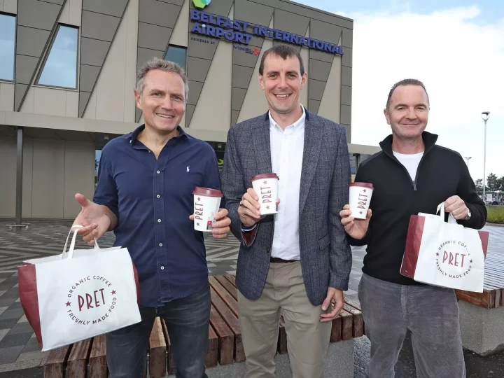 Pret A Manger opens third store at at Belfast International Airport