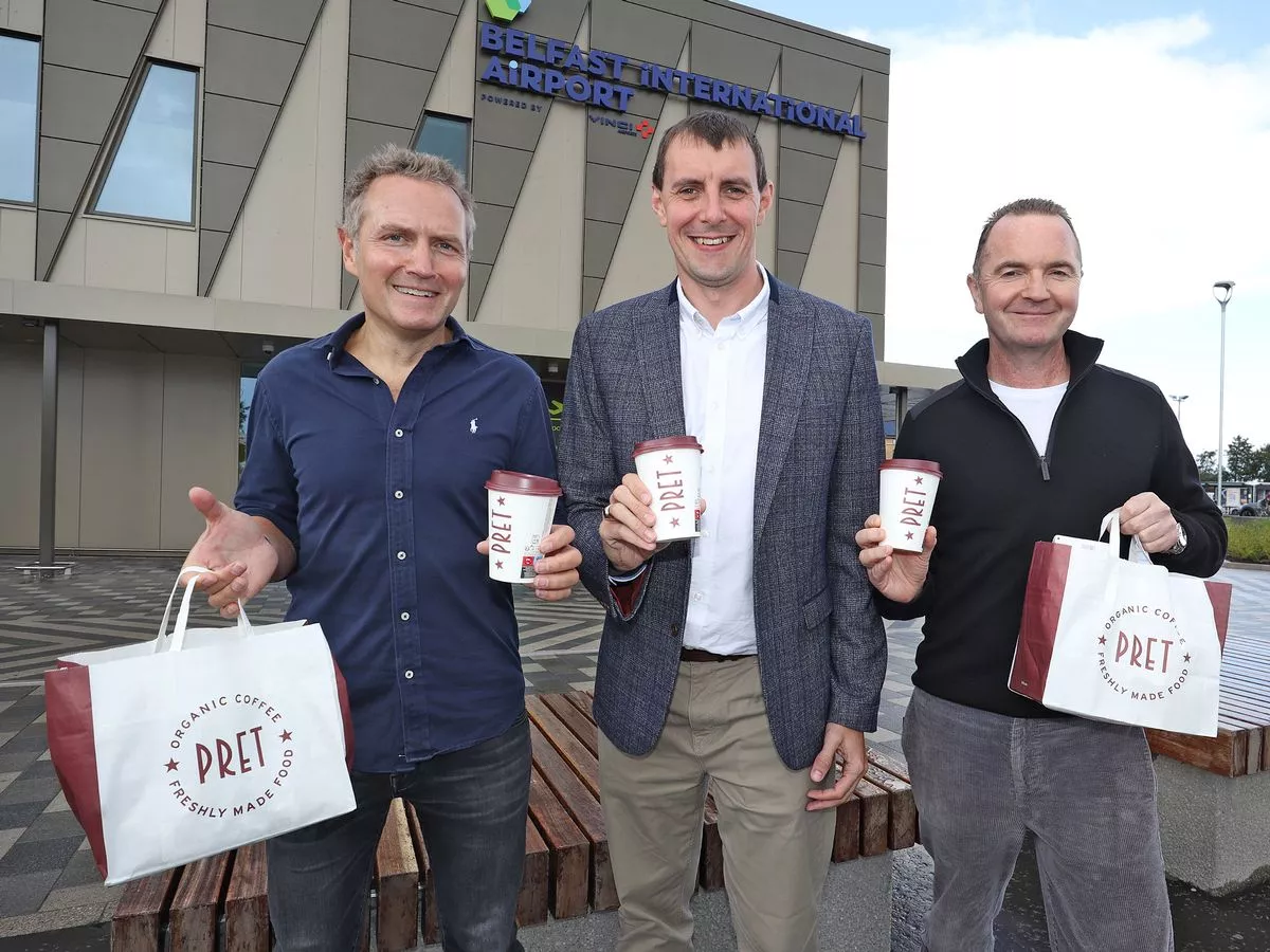 Pret A Manger opens third store at at Belfast International Airport