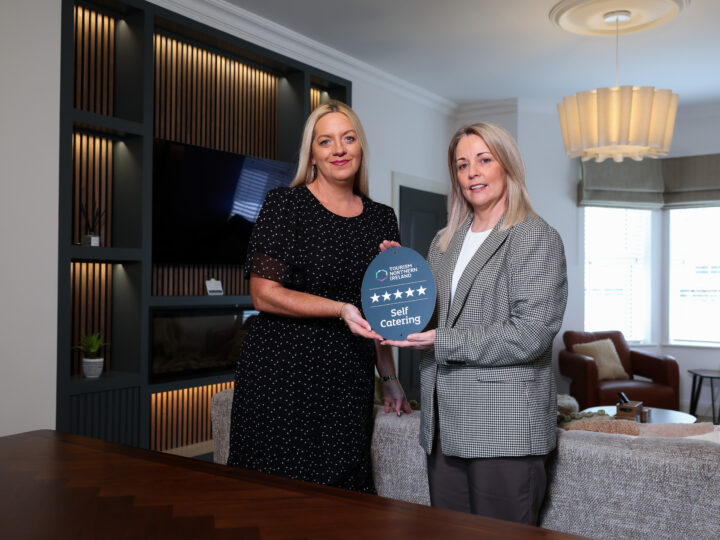 Renovated coastal home awarded five stars  in Tourism NI’s grading scheme