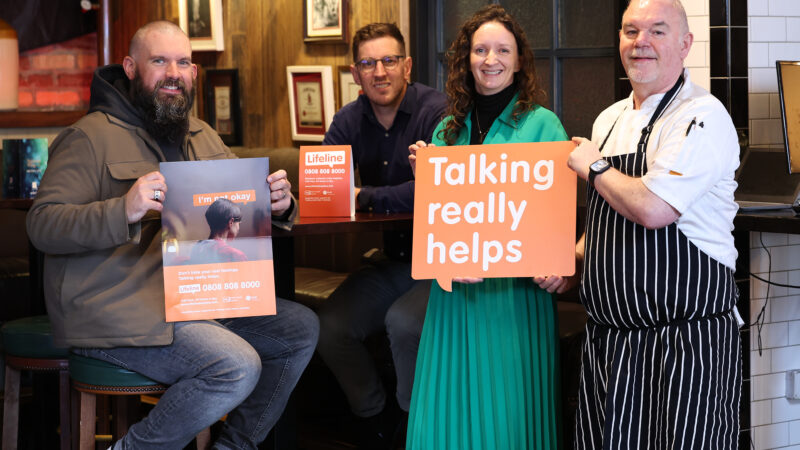 Hospitality Ulster supports ‘Talking Really Helps’ mental health campaign