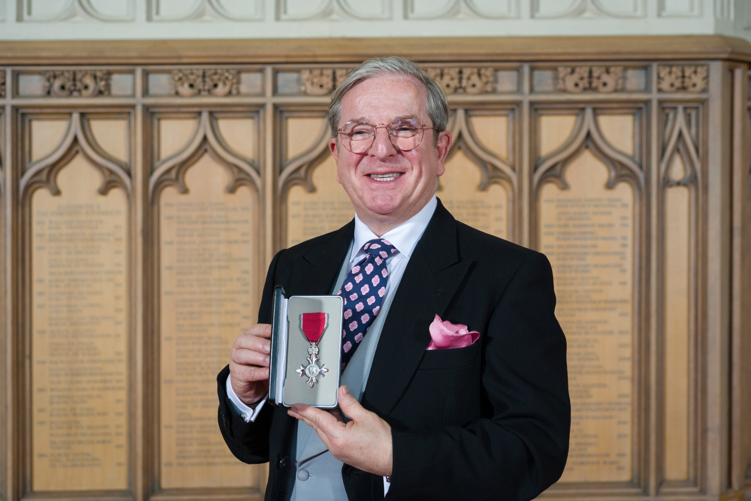 James McGinn Presented by Princess Anne at Windsor Cast;e