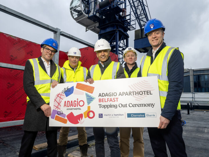 Topping Out Ceremony Marks Milestone for £25m Adagio Aparthotel Development in Belfast