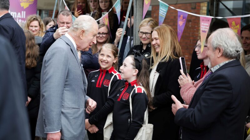 The King and Queen enjoy a flavour of this summer’s Fleadh Cheoil na hÉireann in Belfast