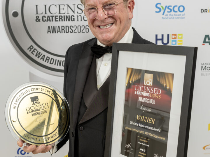 LCN Awards: Hastings Hotels MD James McGinn MBE presented with Lifetime Achievement Awards
