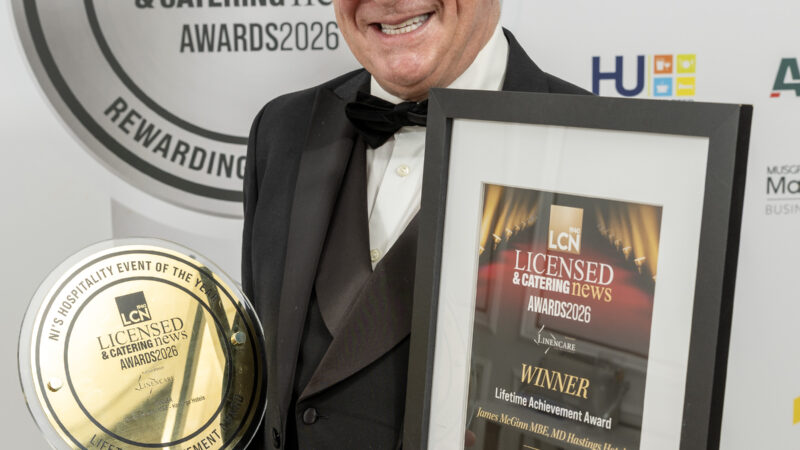 LCN Awards: Hastings Hotels MD James McGinn MBE presented with Lifetime Achievement Awards