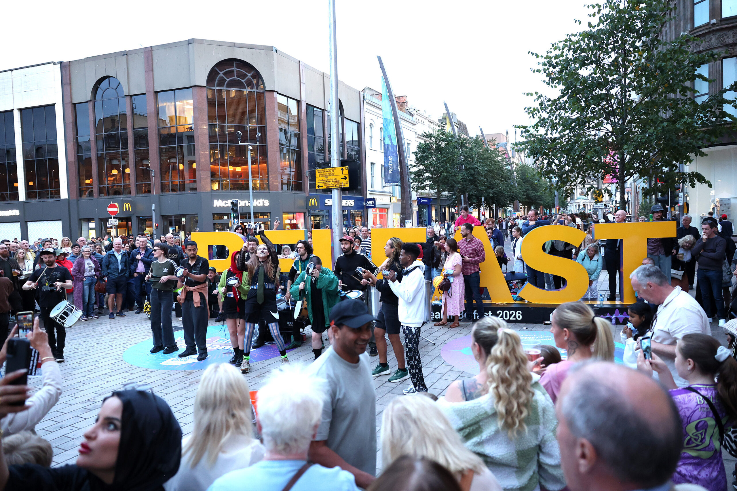 Over 1.6 million people recorded by Belfast One BID footfall cameras during Fleadh