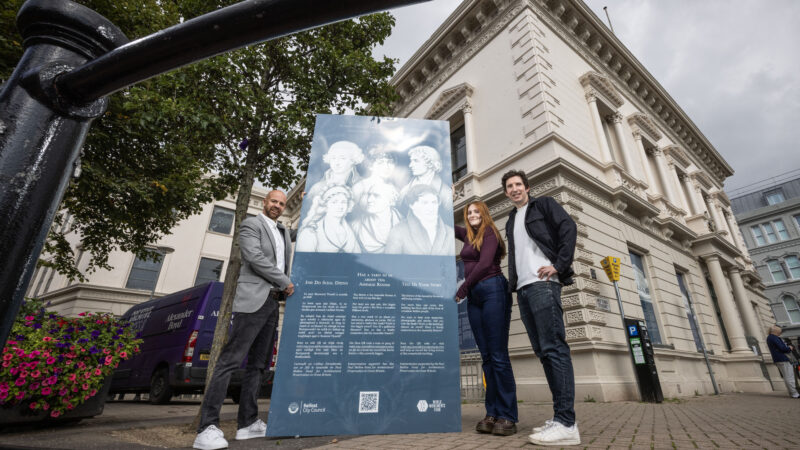 New exterior interpretation at the Assembly Rooms