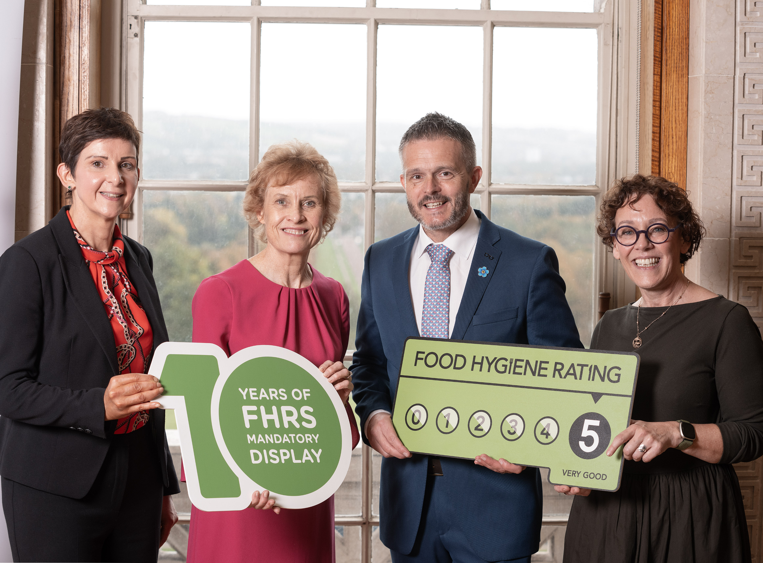 The Food Standards Agency (FSA) marks ten years of mandatory Food Hygiene Rating display